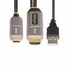 StarTech.com 146B-USBC-HDMI4K-AOC video cable adapter 598.4" (15.2 m) USB Type-C HDMI Type A (Standard) Black