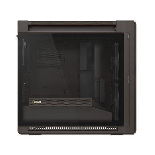 ASUS ProArt PA602 Wood Edition Retro Brown - Tempered Glass Panel Midi Tower