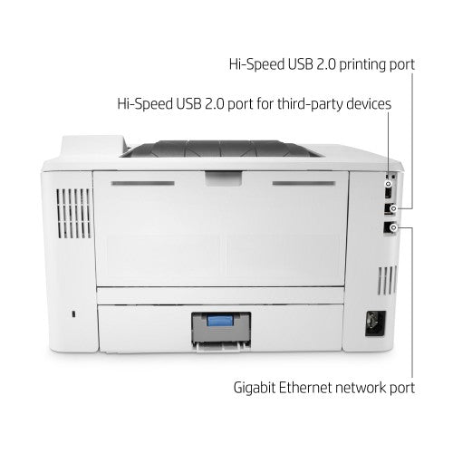 HP LaserJet Enterprise M406dn Black and white Printer, Ethernet Only; Duplex