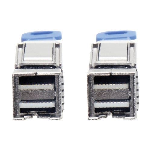 Tripp Lite S528-02M Serial Attached SCSI (SAS) cable 78.7" (2 m) 12 Gbit/s Black, Blue, Metallic