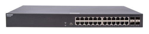 RUCKUS Networks ICX8100-24P network switch Managed Gigabit Ethernet (10/100/1000) Power over Ethernet (PoE) 1U Black
