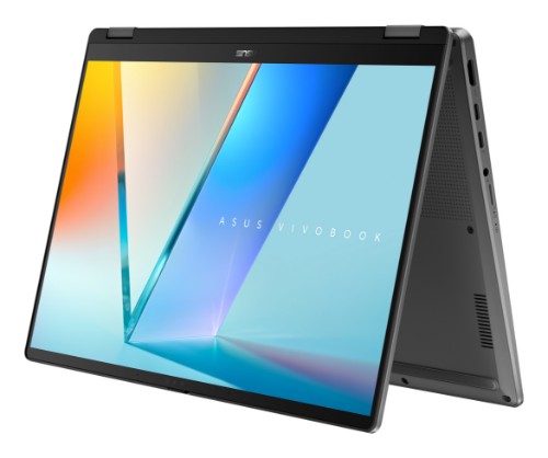 ASUS Vivobook 14 Flip TP3407AA-DS96T Copilot+ PC Intel Core Ultra 9 386H Hybrid (2-in-1) 14" Touchscreen WUXGA 32 GB LPDDR5x-SDRAM 1 TB SSD Wi-Fi 7 (802.11be) Windows 11 Home Gray