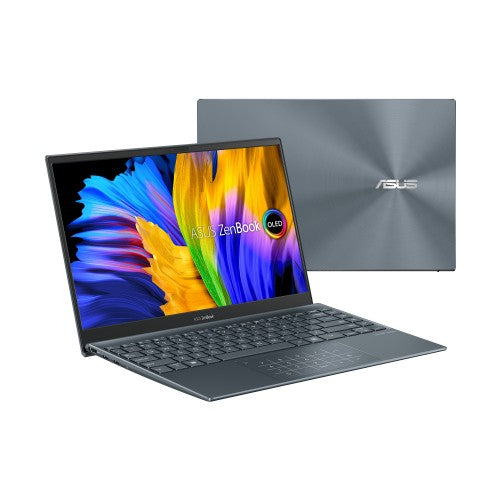 ASUS Zenbook 13 OLED UM325UA-DS71 laptop AMD Ryzen™ 7 5700U 13.3" Full HD 8 GB LPDDR4x-SDRAM 512 GB SSD Wi-Fi 5 (802.11ac) Windows 10 Home Gray