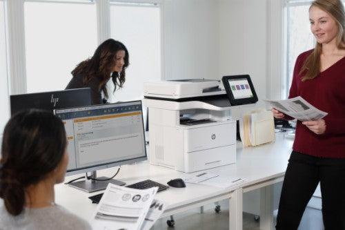 HP LaserJet Enterprise Flow LaserJet Enterprise M528c Multifunction Black and white Printer, Ethernet Only; Copier, Scanner