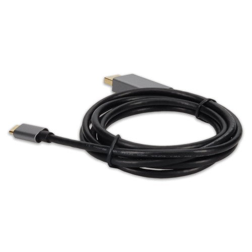 AddOn Networks USBC2DPMMAL-AA video cable adapter 7.87" (0.2 m) USB Type-C DisplayPort Black