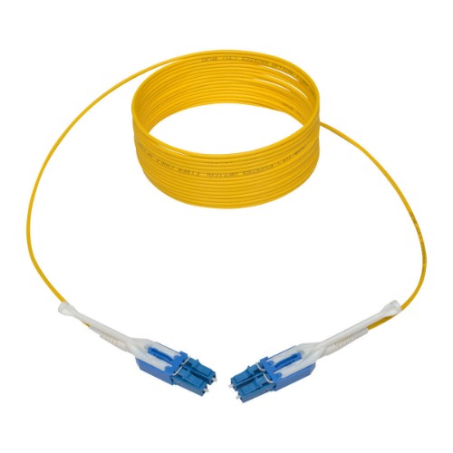 Tripp Lite N370-05M-T InfiniBand/fibre optic cable 196.9" (5 m) 2x LC OFNR Yellow