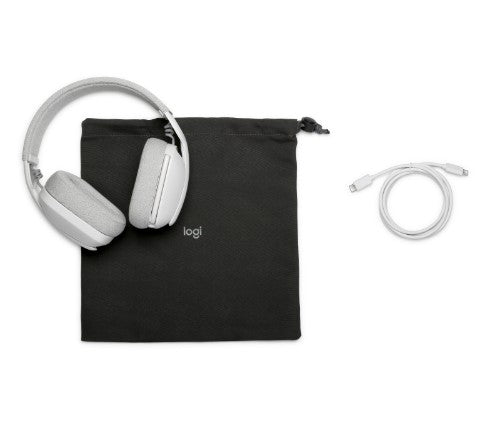 Logitech 981-001257 headphones/headset Wireless Head-band Calls/Music Bluetooth White
