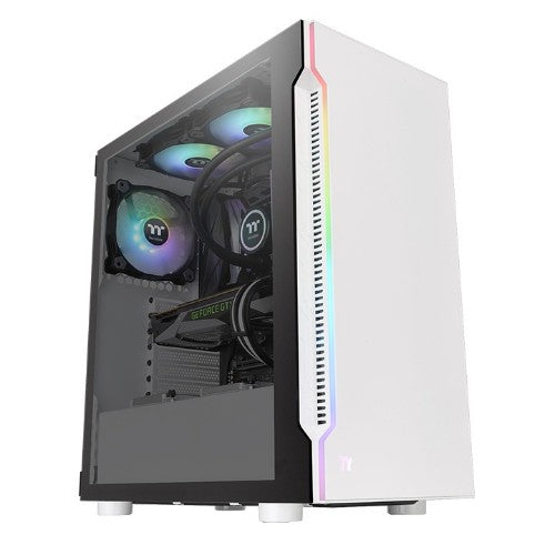 Thermaltake H200 TG Snow RGB Midi Tower White