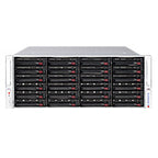 Supermicro CSE-848E16-R1K62B computer case Rack Black 1620 W