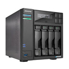 Asustor LOCKERSTOR 4 Gen2 (AS6704T) NAS Desktop Intel® Celeron® N N5105 4 GB DDR4 0 TB ADM Black