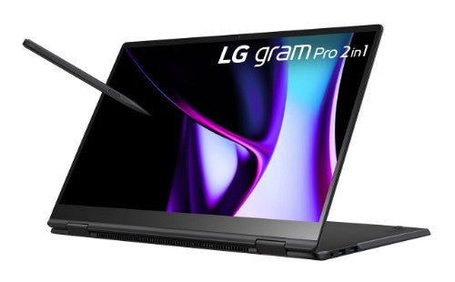 LG Gram Pro 16T90SP-K.APB8U1 laptop Intel Core Ultra 7 155H Hybrid (2-in-1) 16" Touchscreen WQXGA+ 32 GB LPDDR5x-SDRAM 1 TB SSD Wi-Fi 6E (802.11ax) Windows 11 Pro Black