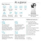 HP LaserJet Enterprise M634z Wireless Multifunction Black and white Printer, Copier, Scanner; Duplex
