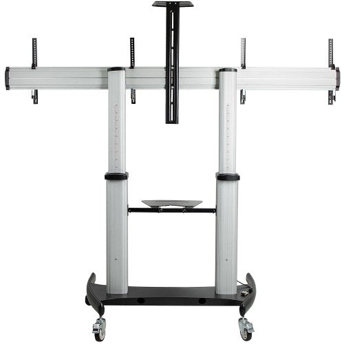 StarTech.com STNDMTVDUO TV mount 60" Black, Silver