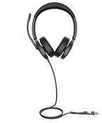 Yealink UH48 Dual Teams USB-C/A Headset Wired Head-band Office/Call center USB Type-C / USB Type-A Black