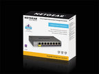 NETGEAR GS108T-300 Managed L2 Gigabit Ethernet (10/100/1000) Gray