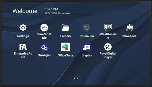 Viewsonic CDE7530 signage display 75" Wi-Fi 450 cd/m² 4K Ultra HD Black Built-in processor Android 11