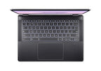 Acer Chromebook CPE584-1N-K10U MediaTek Kompanio Kompanio Ultra 910 14" Touchscreen WQXGA+ 12 GB LPDDR5x-SDRAM 256 GB Flash Wi-Fi 7 (802.11be) ChromeOS Silver