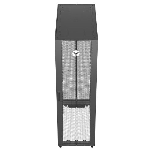 Vertiv VR3300 rack cabinet 42U Freestanding rack Black, Transparent