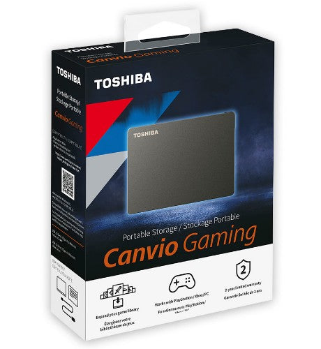 Toshiba Canvio Gaming external hard drive 4 TB 2.5" USB Type-A / USB Type-C 2.0/3.2 Gen 1 (3.1 Gen 1) Black