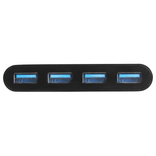 StarTech.com HB30C4AB interface hub USB 3.2 Gen 1 (3.1 Gen 1) Type-C 5000 Mbit/s Black