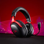 HyperX Cloud III S Wireless - Gaming Headset (Black)