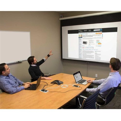 StarTech.com BOX4HDECP AV conferencing bridge 1920 x 1080 pixels Ethernet LAN Black, Gray