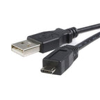 StarTech.com 0.5m USB A/microB USB cable USB 2.0 19.7" (0.5 m) Micro-USB B 0.48 Gbit/s Black