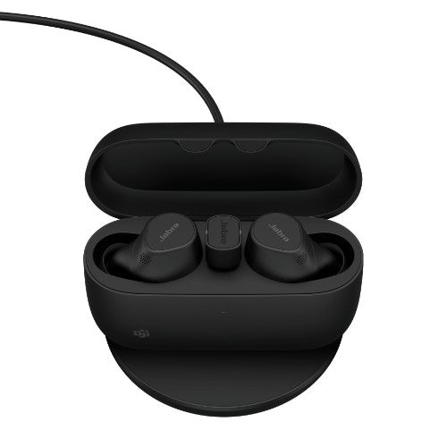 Jabra Evolve2 Buds Headset Wireless In-ear Office/Call center USB Type-C / USB Type-A Bluetooth Black
