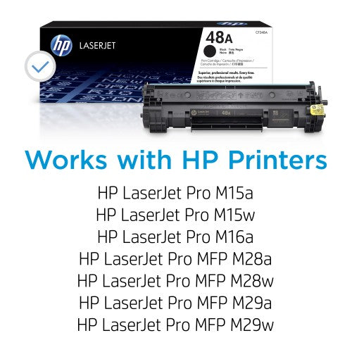 HP 48A Black Original LaserJet Toner Cartridge