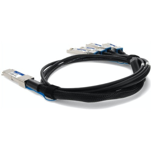 AddOn Networks ADD-Q28CIS28IN-P5M InfiniBand/fibre optic cable 196.9" (5 m) QSFP28 4x SFP28 Black