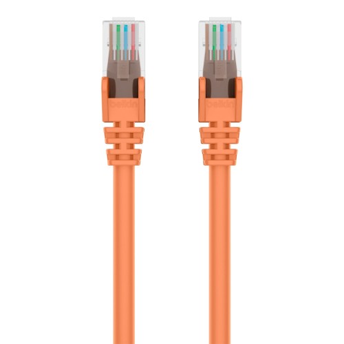 Belkin A3L980-30-ORG-S networking cable Orange 359.8" (9.14 m) Cat6 U/UTP (UTP)
