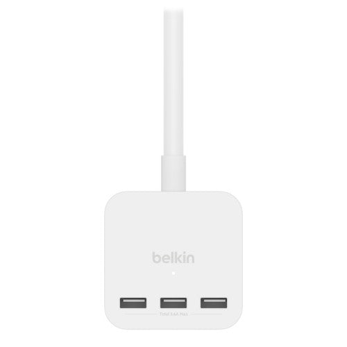 Belkin SRA006P3TT5 Smart power strip 3 AC outlet(s) 59.1" (1.5 m) 3 White
