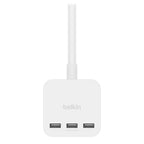 Belkin SRA006P3TT5 Smart power strip 3 AC outlet(s) 59.1" (1.5 m) 3 White