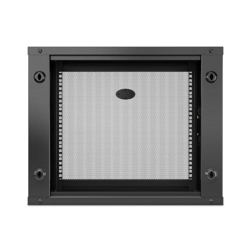 APC NetShelter WX 9U Single Hinged Wall-mount Enclosure 400mm Deep. Wall mounted rack Black