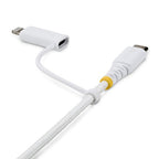 StarTech.com 1M-U2-LNTC-CABLE USB cable 39.4" (1 m) USB C White