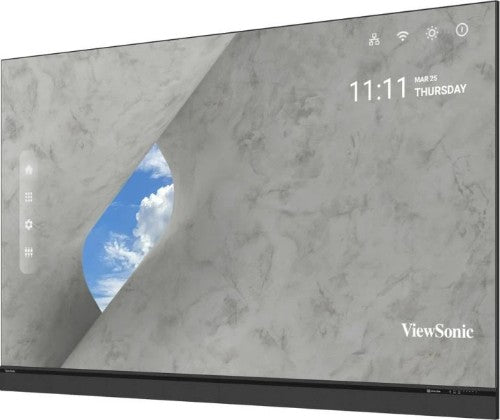 Viewsonic LDP136-071C signage display 136" LED Wi-Fi 600 cd/m² 4K Ultra HD Black Built-in processor Android 9