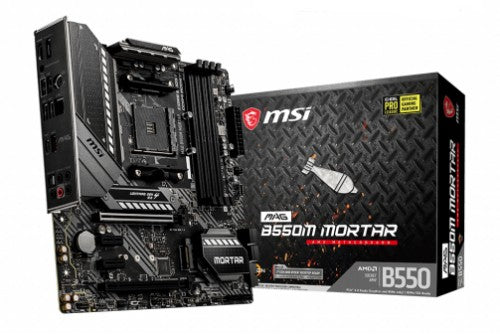 MSI MAG B550M Mortar AMD B550 Socket AM4 micro ATX