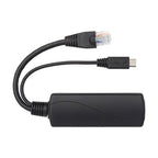 Tripp Lite NPOE-SPL-G-5VMU cable gender changer RJ-45 RJ-45, Micro-USB Type-B Black