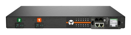 Vertiv Geist MNU5M1R6-12CF18-3TL6A0H10-S power distribution unit (PDU) 12 AC outlet(s) 0U Black