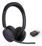 Yealink WH68 Hybrid Teams Headset Wired & Wireless Head-band Calls/Music USB Type-C Bluetooth Black