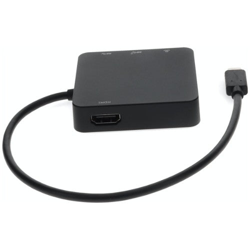 AddOn Networks USBC2C313G2H4R laptop dock/port replicator USB 3.2 Gen 1 (3.1 Gen 1) Type-C Black