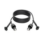 Tripp Lite Industrial Cat5e/Cat6 STP Patch Cable – RJ45 M/M, CMX Outdoor, IP67, 26 AWG, 3.05 m