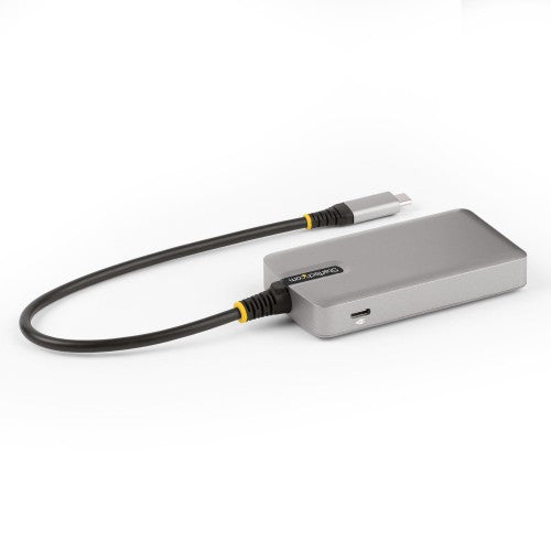 StarTech.com HB31C3A1CDPPD3 interface hub USB 3.2 Gen 2 (3.1 Gen 2) Type-C 10000 Mbit/s Silver