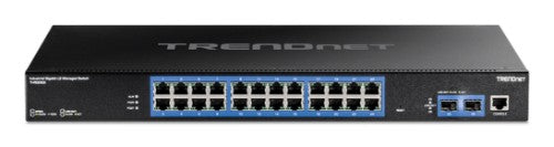 Trendnet TI-RG262I network switch Managed Gigabit Ethernet (10/100/1000) 1U Black