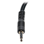Tripp Lite P318-06N-MFF audio cable 6" (0.152 m) 3.5mm 2x3.5mm Black