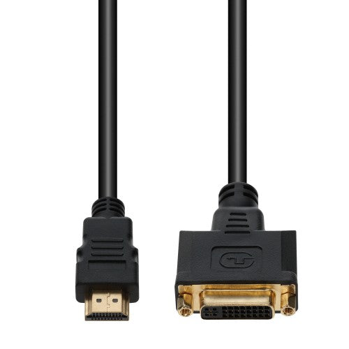 AddOn Networks HDMI2DVIDMF3F video cable adapter 7.87" (0.2 m) HDMI Type A (Standard) DVI-D Black