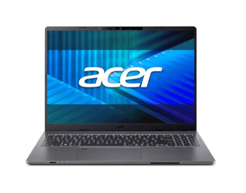 Acer TravelMate P2 TMP216-52-72R5 Copilot+ PC Intel Core Ultra 7 355 Laptop 16" WUXGA 16 GB DDR5-SDRAM 512 GB SSD Wi-Fi 7 (802.11be) Windows 11 Pro Gray