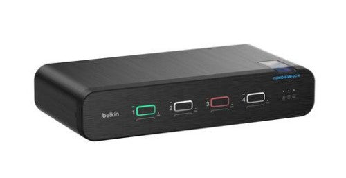 Belkin F1DN104KVM-DC-4 KVM switch Black