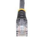StarTech.com 25 ft Black Molded Category 5e (350 MHz) UTP Patch Cable networking cable 300" (7.62 m)