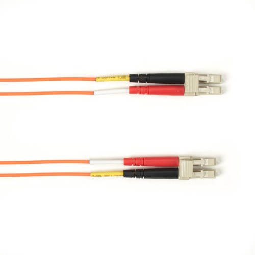 Black Box LC-LC 2m PVC fiber optic cable 78.7" (2 m) OM1 Multicolor, Orange